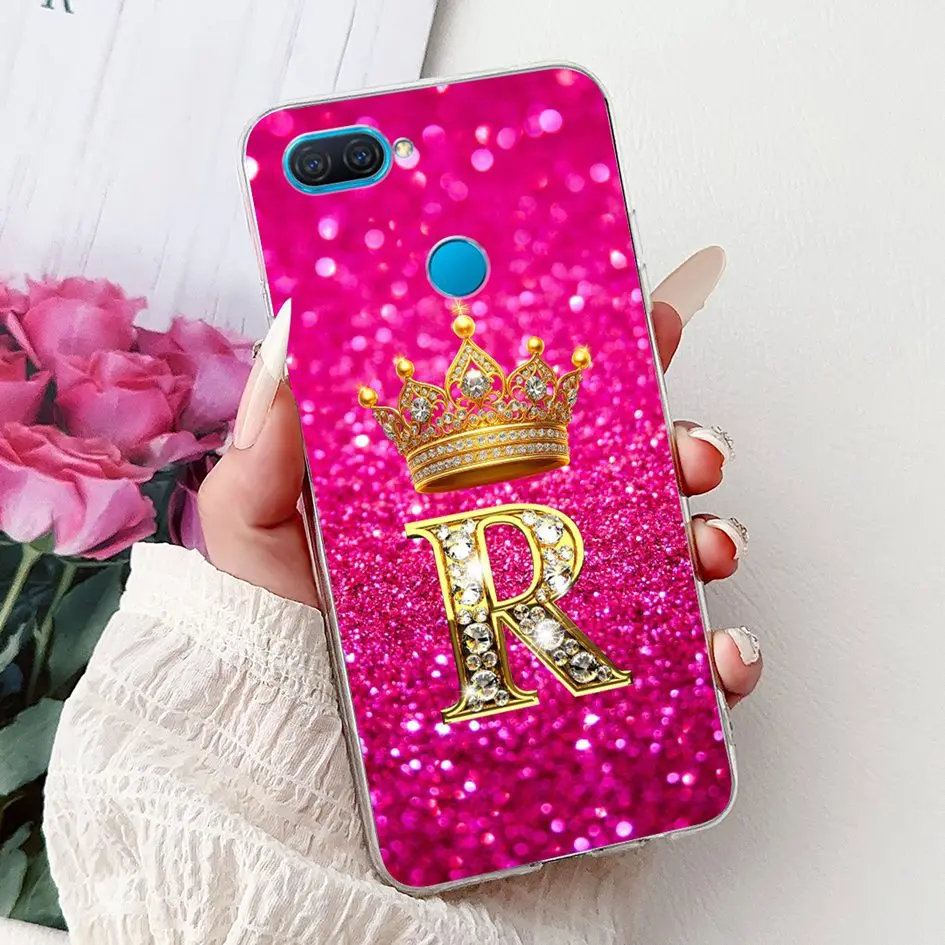 Fashion Letters Crown Soft Silicone Back Protective Phone Case Cover