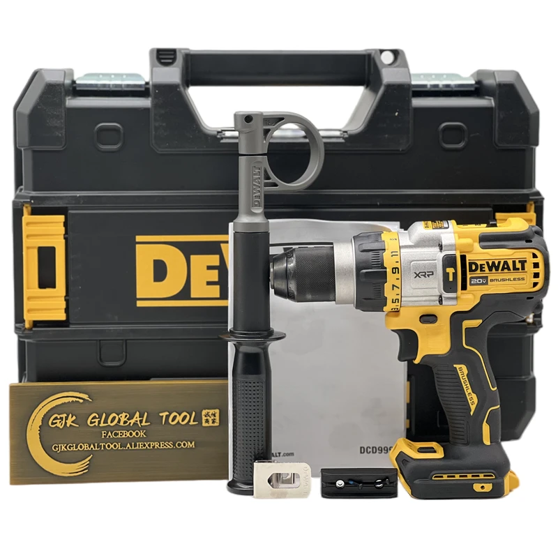 Dewalt DCD999 Cordless Hammer Drill/Driver Kit 20V Flexvolt Advantage  2000RPM Impact Electrical Drill Brushless Motor Power Tool AliExpress
