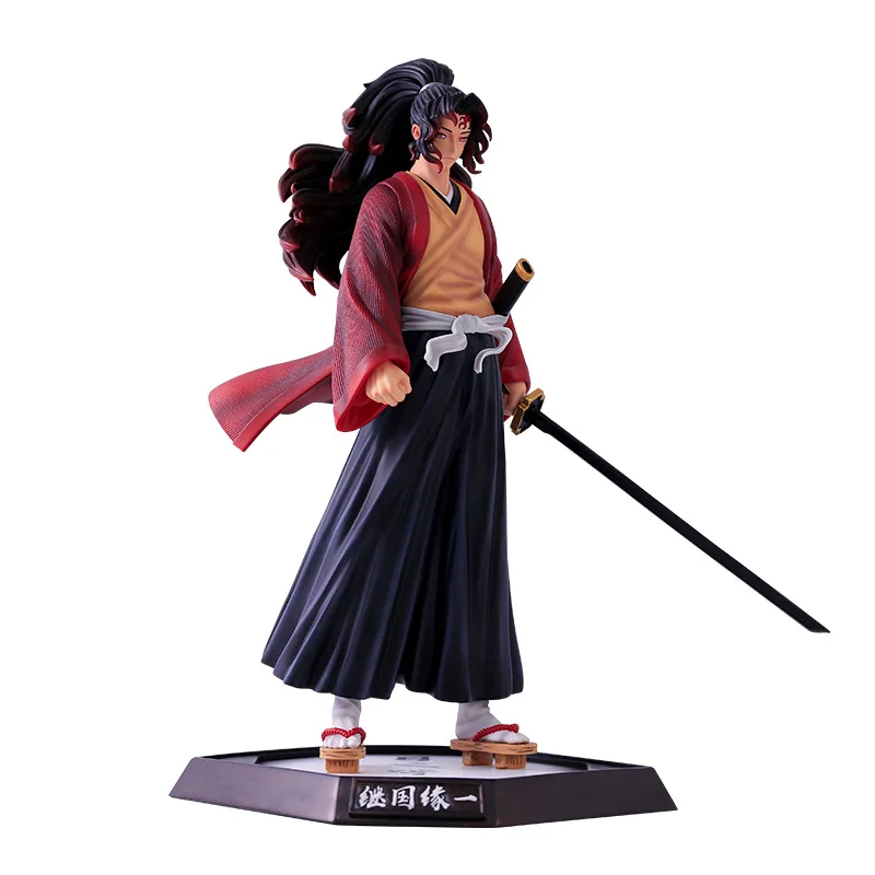 29cm demônio slayer gk batalha ver figura de ação kokushibou yoriichi  tsugikuni michikatsu estatuetas com luz kimetsu nenhum brinquedo yaiba -  AliExpress