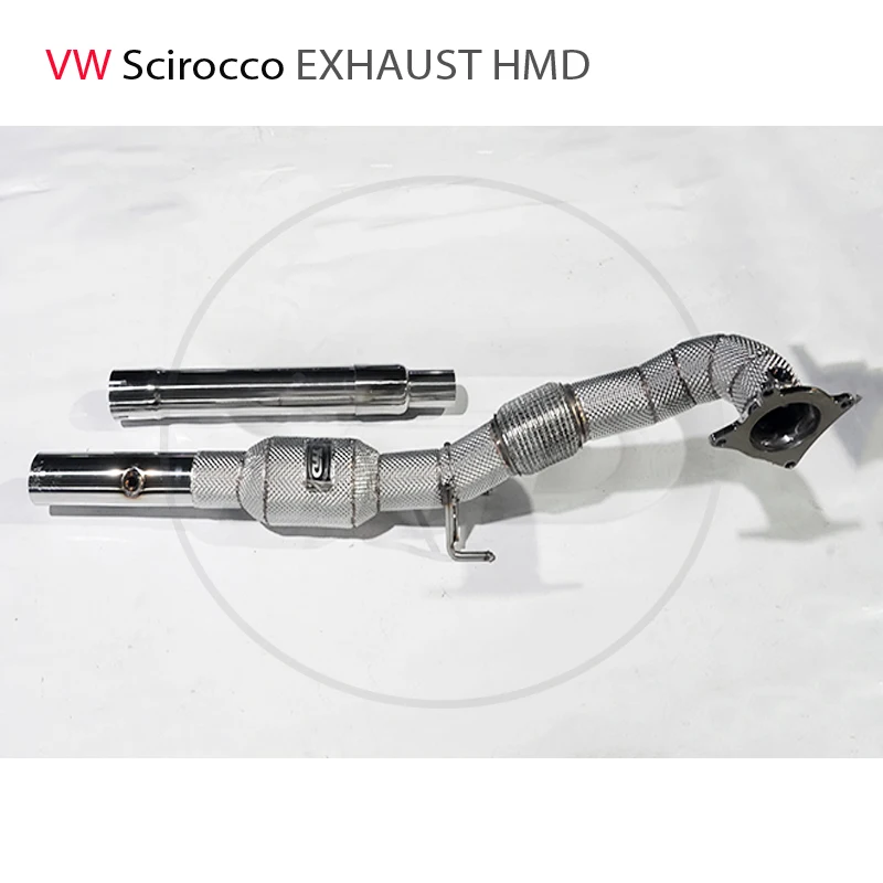 

HMD Stainless Steel Exhaust Downpipe for Volkswagen Scirocco Car Accessories With Catalytic Converter Manifold Catless Header