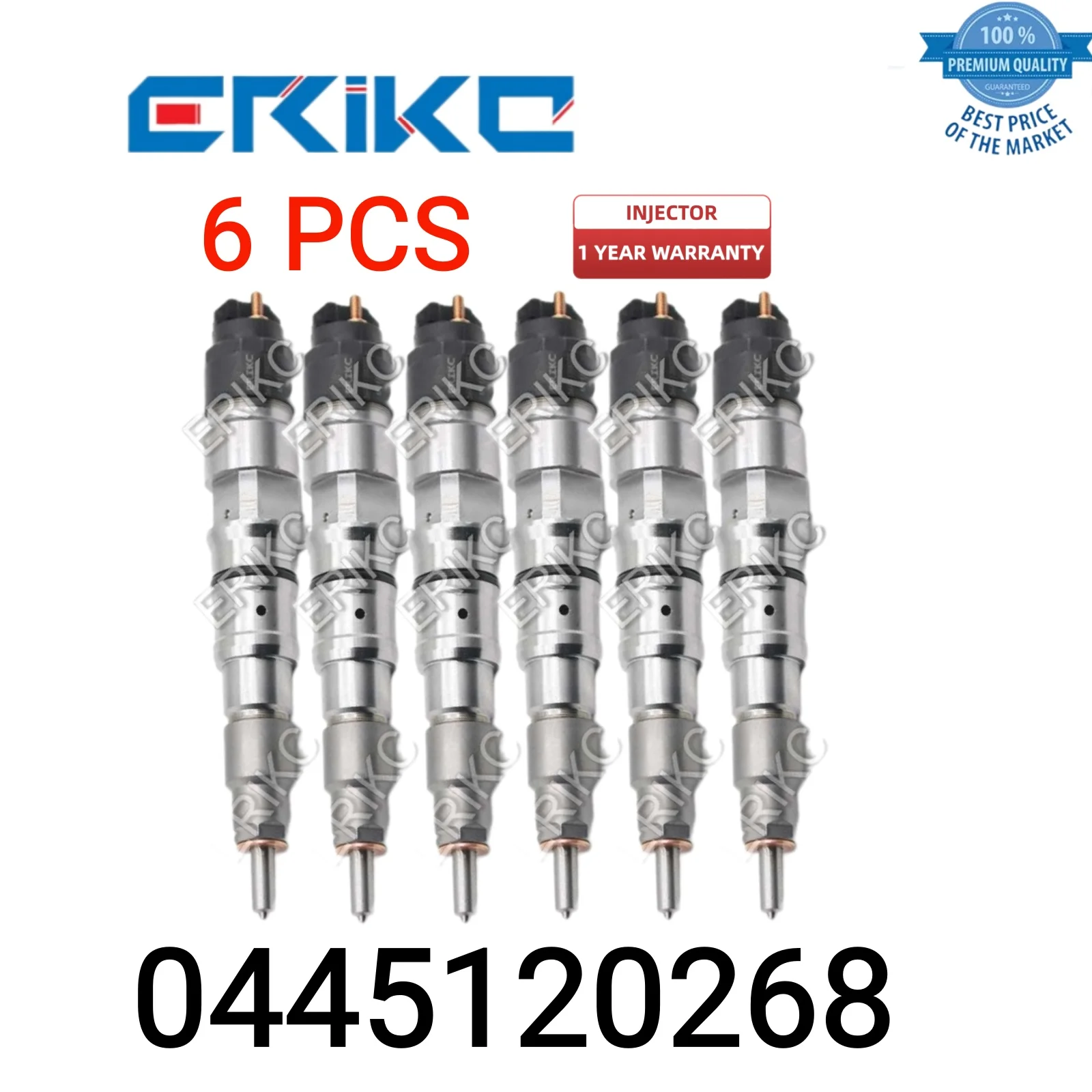 

6 PCS 0445120268 Common Rail Direct Injection 0 445 120 268 Oil Fuel Injector 0445 120 268 Original New Injector