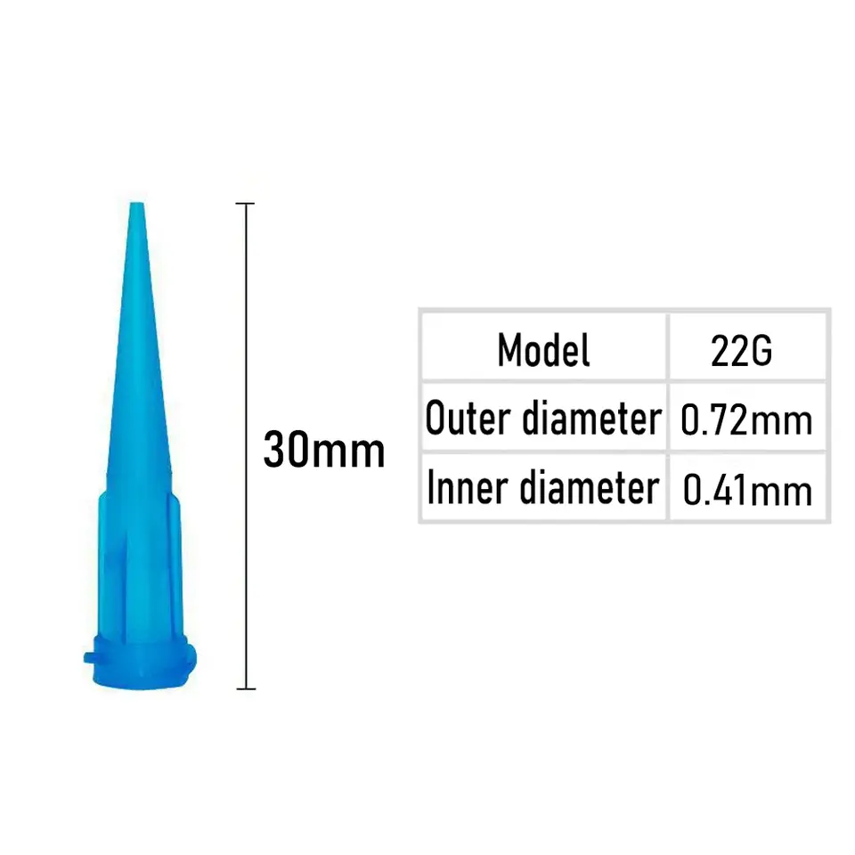 10pcs Luer Lock TT Tapered Tips Precision Liquid Syringe Dispenser Needles Tips 30mm 10/11/13/14/15/16/18/20/21/22/23/25/27/30G image 9