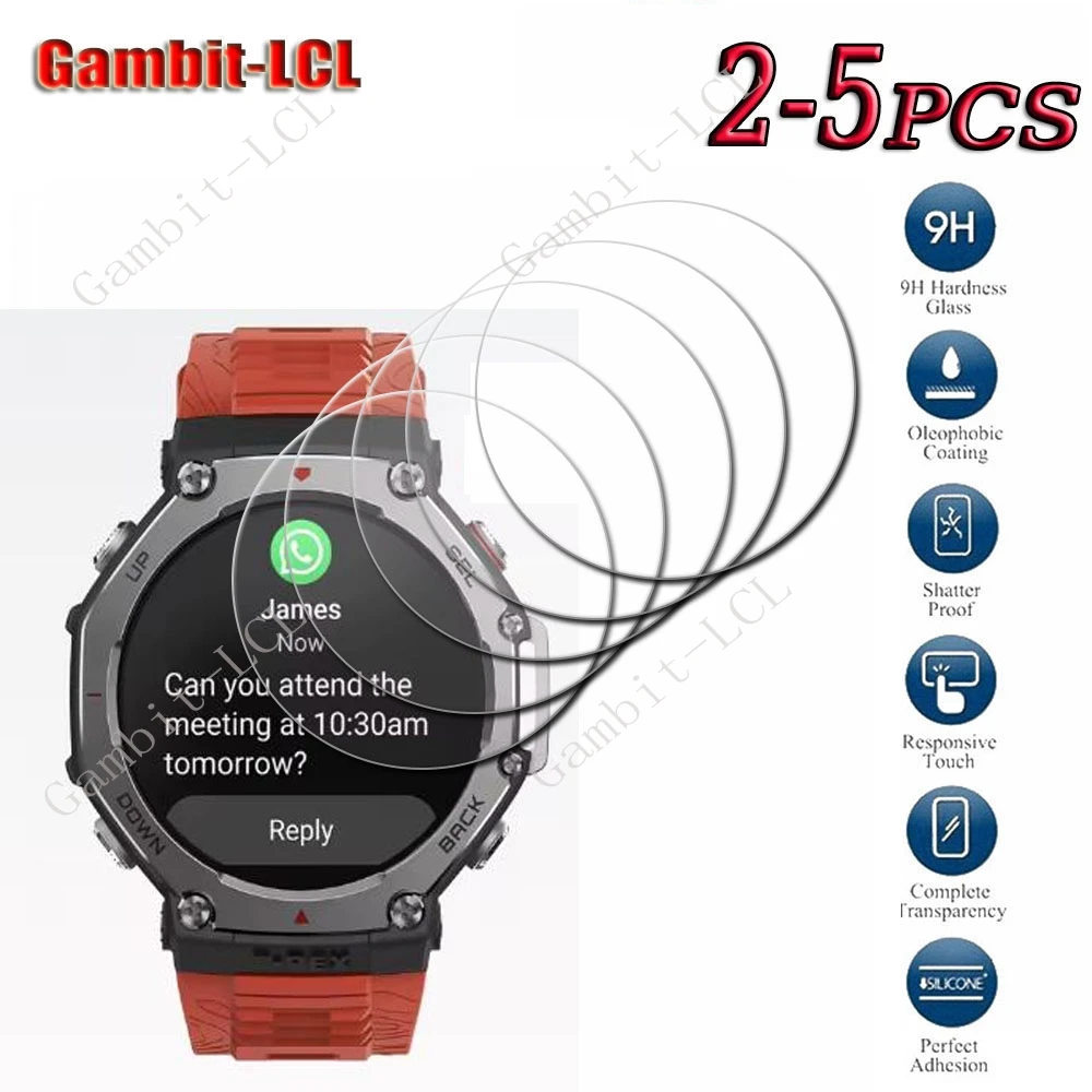 Premium 9H HD Tempered Glass Screen Protector Film (2-5 Pack)