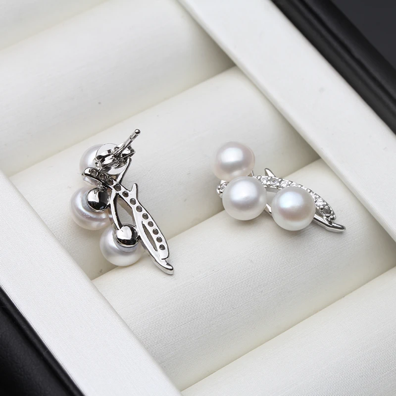 Earrings Natural Pearls 925 Sterling Silver | 925 Silver