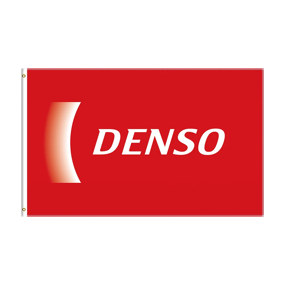 

3x5 Ft DENSOS Flag Polyester Printed Racing Car Banner For Decor