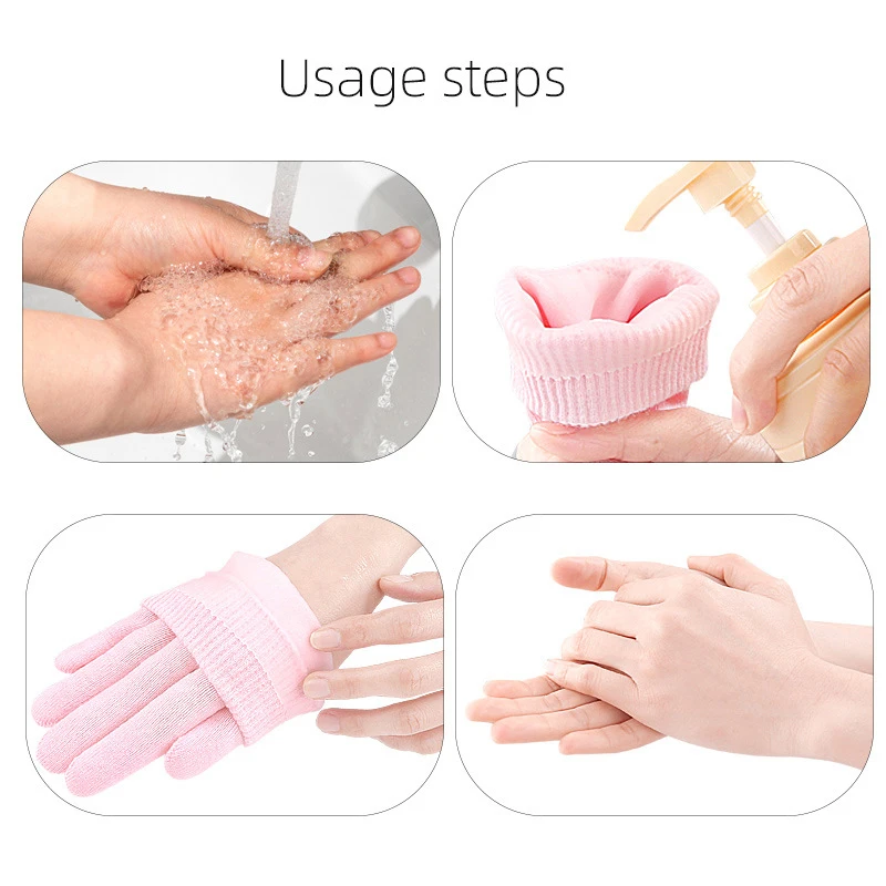 1 Paar mehrfarbige ätherische Öle, feuchtigkeitsspendende Socken, Handschuhe für trockene, rissige Füße, nährende Haut, schmierende Fußpflege, Massage – Detail 11