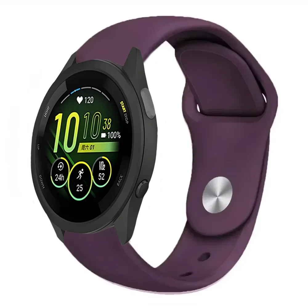 Soft Silicone Smartwatch Strap - 18/20/22mm Bracelet Replacement