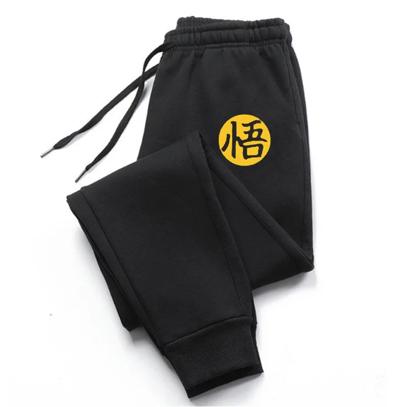 Brand fitness men Sweatpants trousers Sports clothes high quality Joggers Sweat Pants Japan Anime Goku Print Hip Hop Streetwear 5