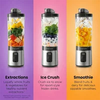 Mélangeur portatif de glace, mélange à grande vitesse de 600 ml pour smoothies, shakes, préparation des aliments et mélange surgelé 2