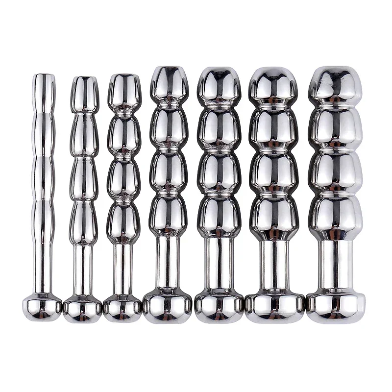Metal Urethral Catheter Men's Sexoal Stimulant Urethra Stim Sound Penis Plug Probe Bdsm Sounding Insert Toys For Gay Man Hollow urethral dilator silicone urethral dilator