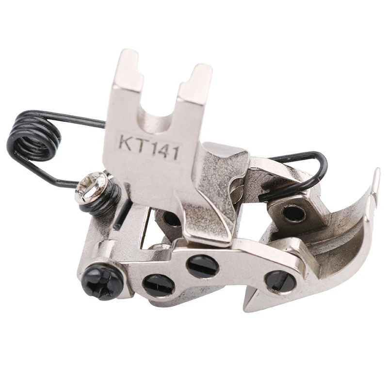 

Интерактивная прижимная лапка KT141, промышленная Плоская передняя и задняя Автомобильная прижимная лапка для шитья, для толстых и неровных тканей, аксессуары для швейных машин, запчасти, Новинка