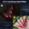 Luminous Acrylic Nail Powder Easy To Mix Glow In The Dark Nail Acrylic PowderSuitable Nail Carving Use  For Home Diy And Nail 2