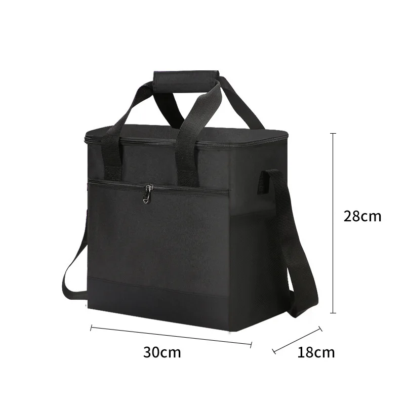 Oxford Cloth Insulated Bag Outdoor Handheld Large Capacity Ice Pack Keep Warm Cold Picnic Lunch Bag