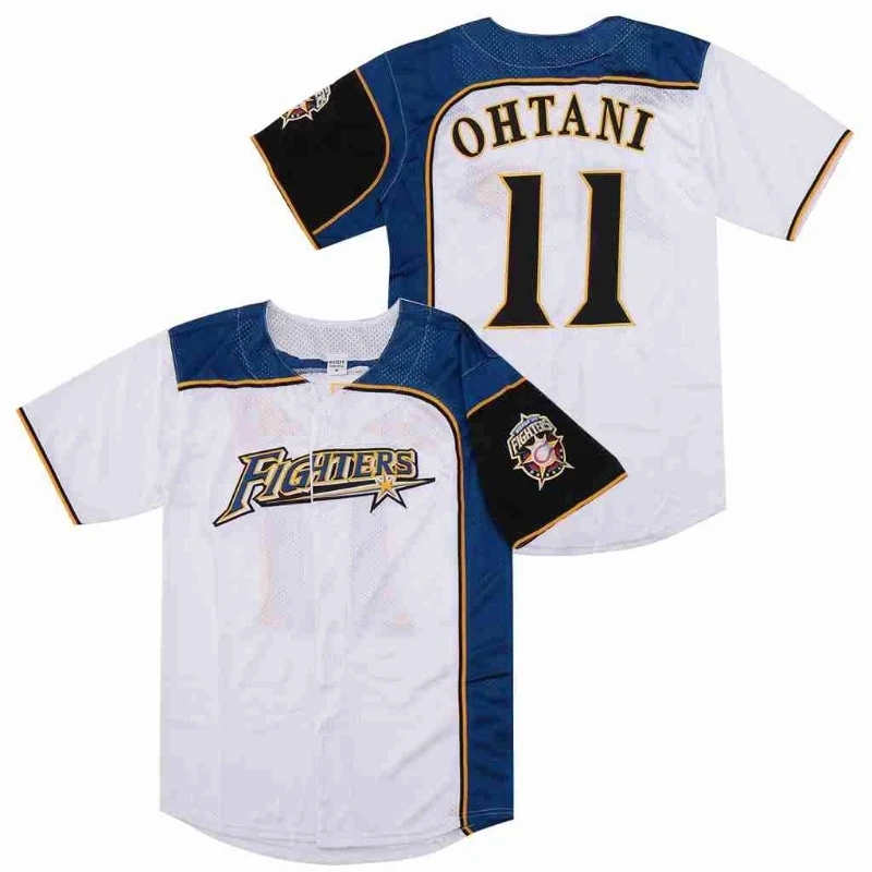 Hokkaido 16 Ohtani Jerseys Sewing Embroidery Sports Outdoor Baseball Jersey Japan