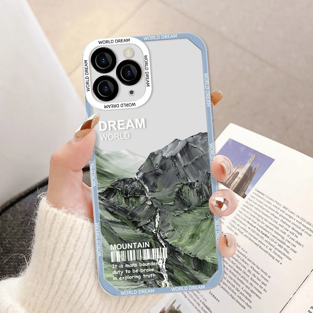 thumbnail image 1 of Landscape Clear Case For Samsung A54 5G A53 A52S A33 A13 A14 A21S A22 A23 A32 4G A50 A51 M14 S23 Ultra S22 Plus S21 S20 FE Cover, 1 of 5