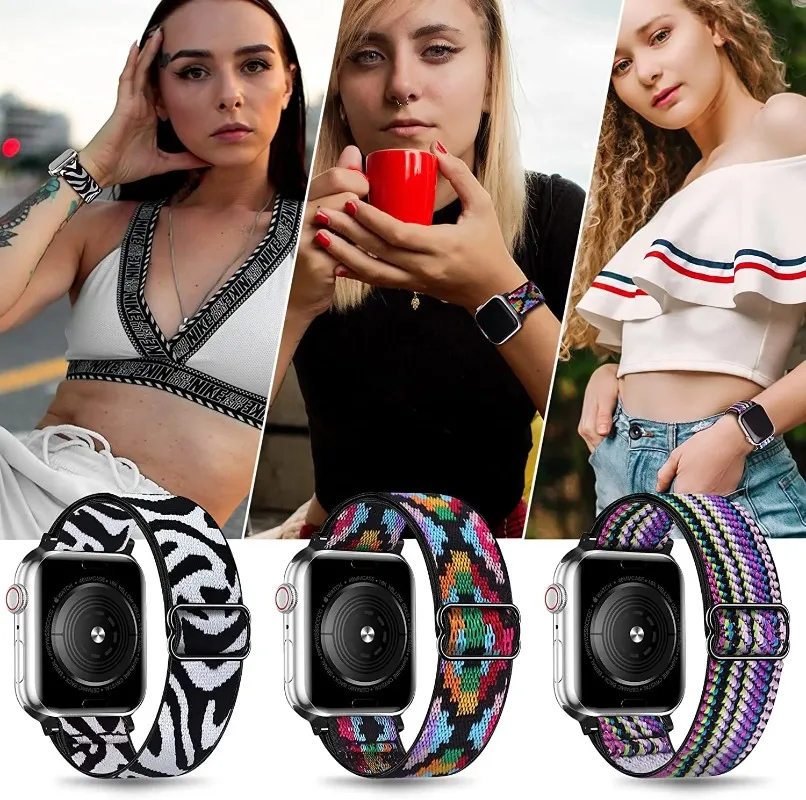 Braided Nylon Adjustable Wristband Bracelet