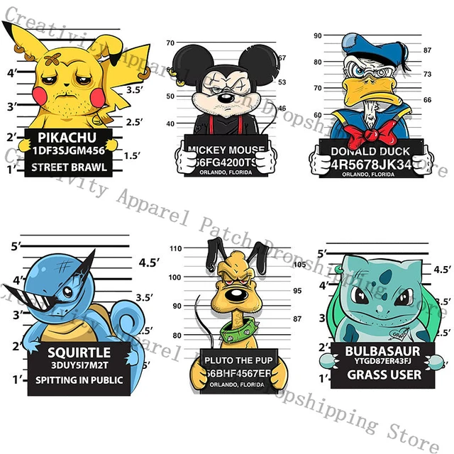 Spoof Mickey Mouse Iron-on Transfers for Clothing Patches for Disney  Clothes Women Mem Kids Funy Cartoon Heat Transfer Stickers - AliExpress