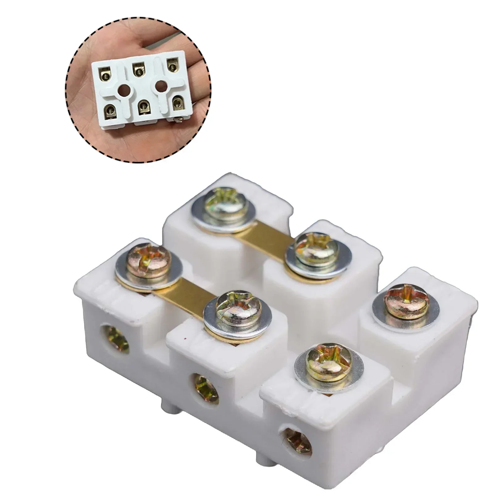1x Single-Phase Terminal Connection Box 220V Motor Capacitor Protector Tool Parts 43x33mm Plastic Starting Capacitor Housing Box