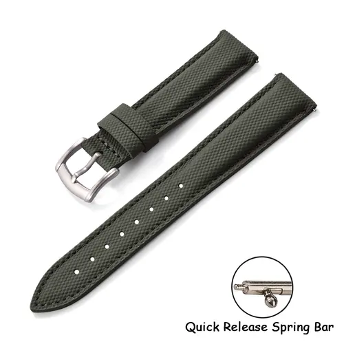 New Coated Sailcloth Strap 18/19/20/22mm Sport Fabric Waterproof WristBand Universal Accessories For Smart Watch Huawei/Samsung - Image 29