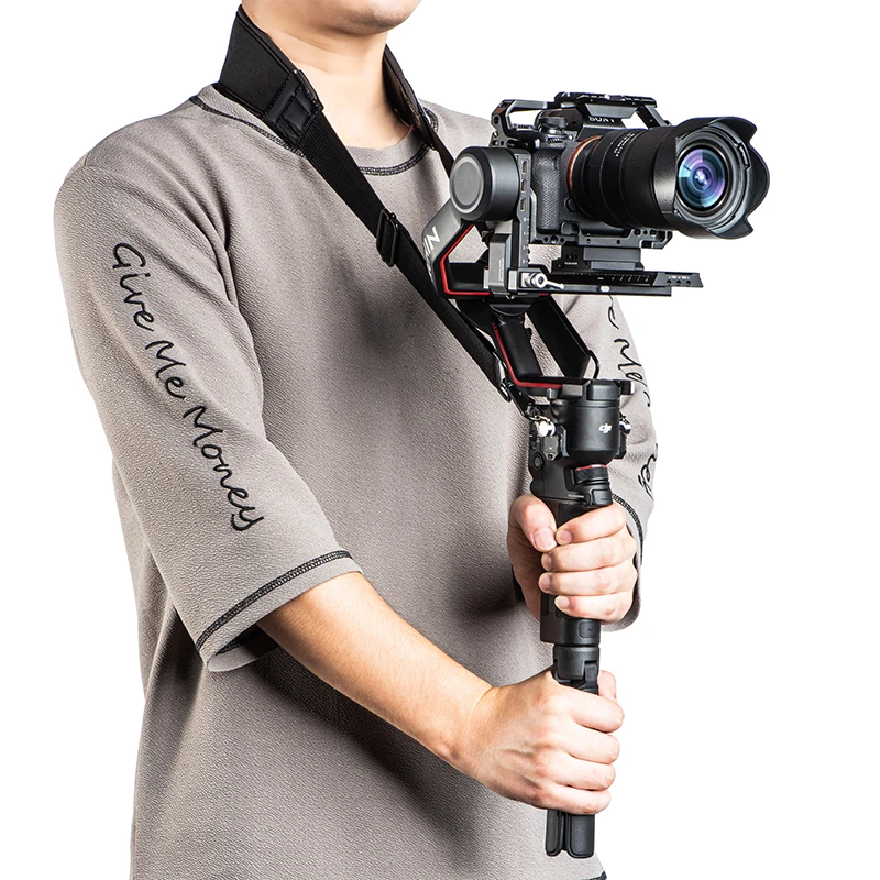 DJI 로닌 RS 3 미니 카메라 액세서리용 스태빌라이저 짐벌, 랜야드 어깨 목 스트랩, 두껍고 넓은 벨트