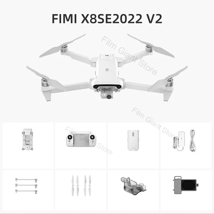 FIMI X8 SE 2022 V2 3 axis Gimbal 4K HD Camera Drone Wifi GPS Drone RC Helicopter AliExpress
