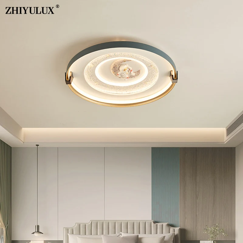 

Новинка, креативная квадратная круглая люстра в виде астронавта, современная лампа для гостиной, столовой, спальни, лампы на плоской подошве, внутреннее освещение