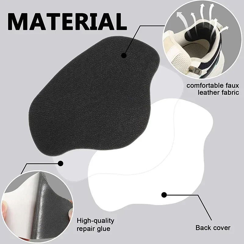 Insoles Heel Repair Sticky Shoes Hole Cobbler Sticker Back Sneaker Lined Anti-Wear Foot Care
