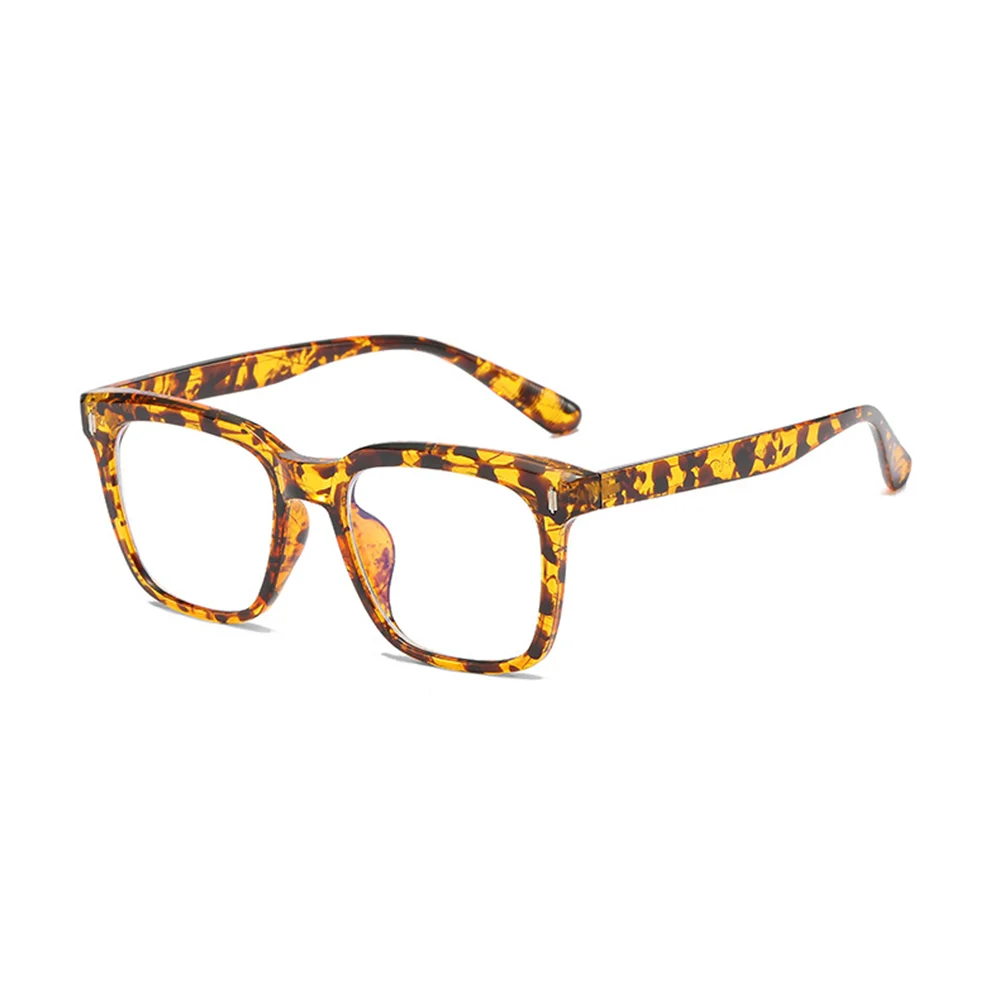 VIVIBEE Vintage Blue Light Blocking Oversized Retro Square Eyeglasses