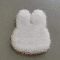 1Pcs Dollhouse Miniature Plush Rug Carpet Mat Dolls House Living Room Furniture Decoration Accessories Kid Toy 2