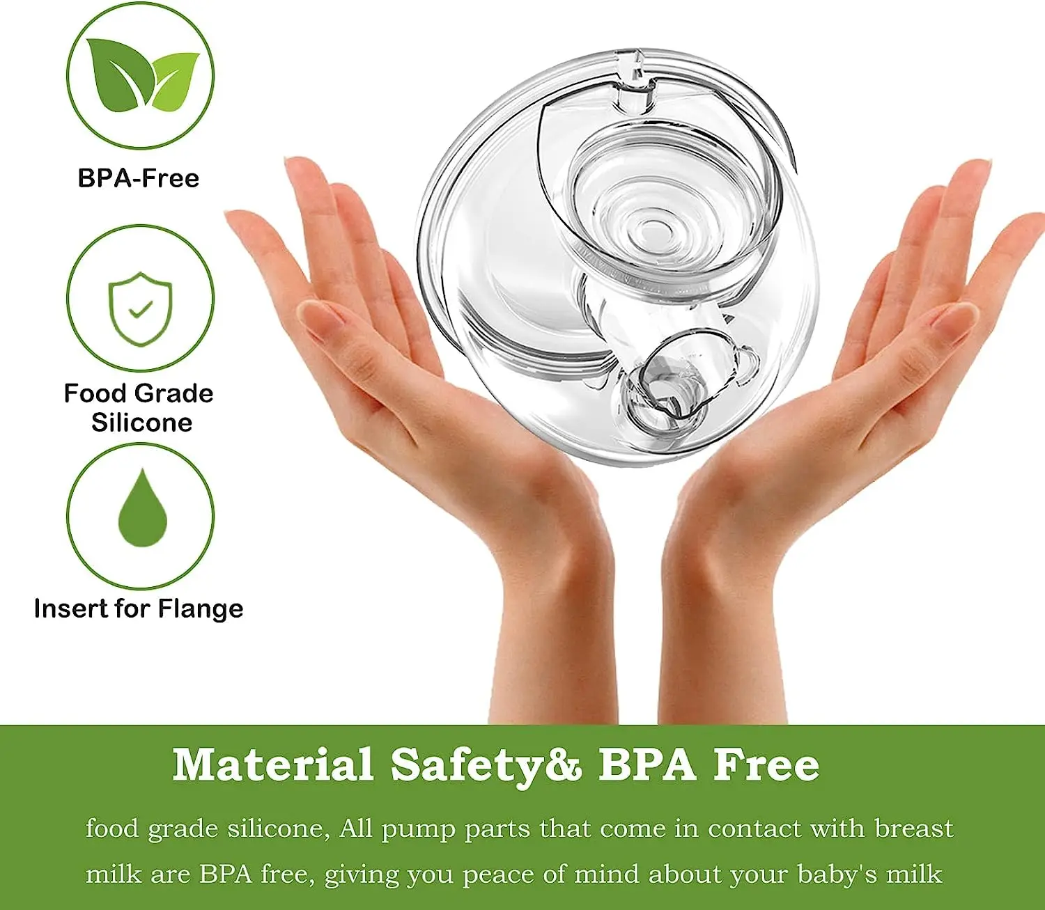 Silicone Breast Milk Collector Wearable Milker Accessories For S9/S12 Breast Pump Cup Breastfeeding Milk Collection Cover 2