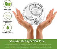 Silicone Breast Milk Collector Wearable Milker Accessories For S9/S12 Breast Pump Cup Breastfeeding Milk Collection Cover 2