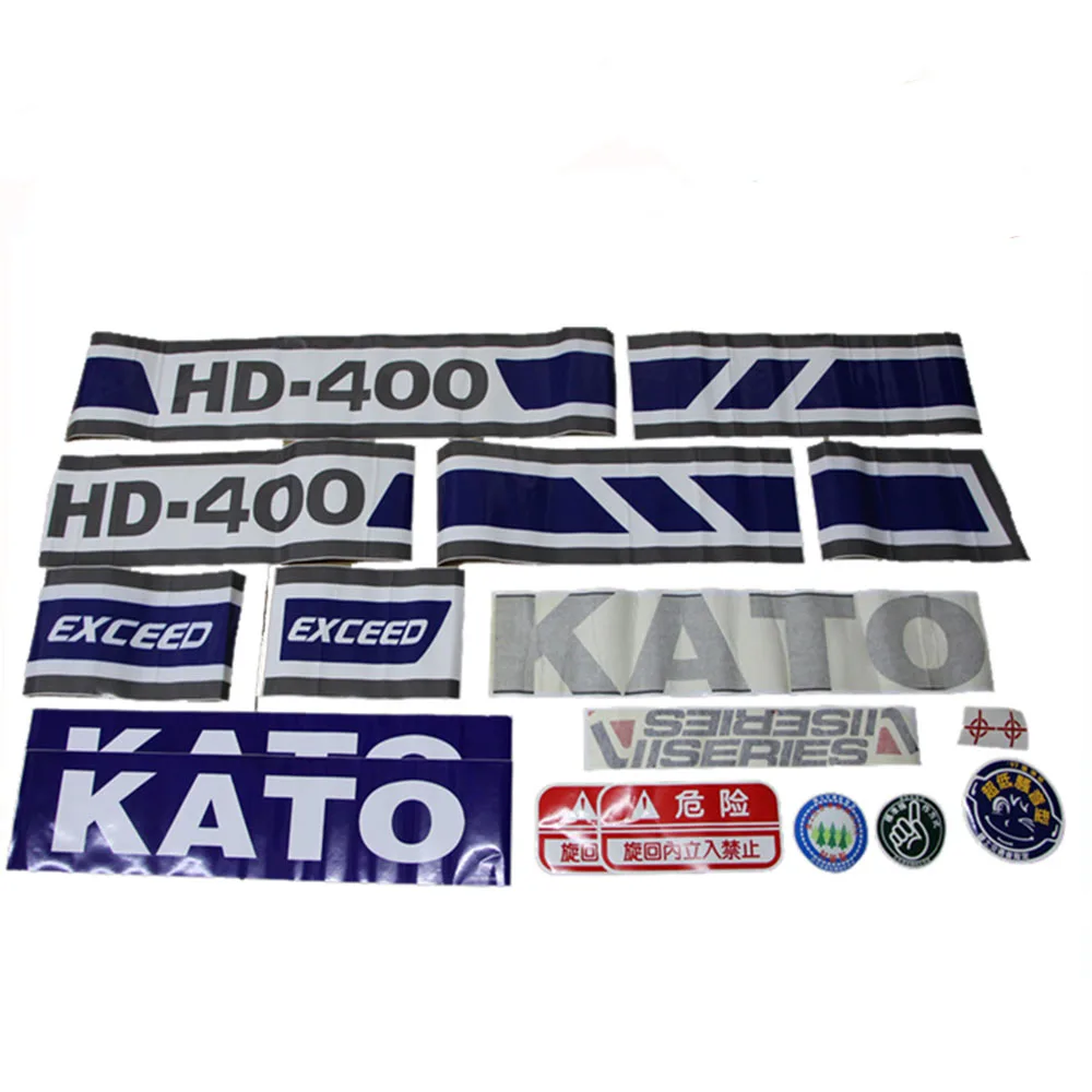 

Excavator Accessories Interior Parts For Kato Excavator Parts For Kato HD400 Excavator Full Sticker Kato Excavator 400 Full Stic