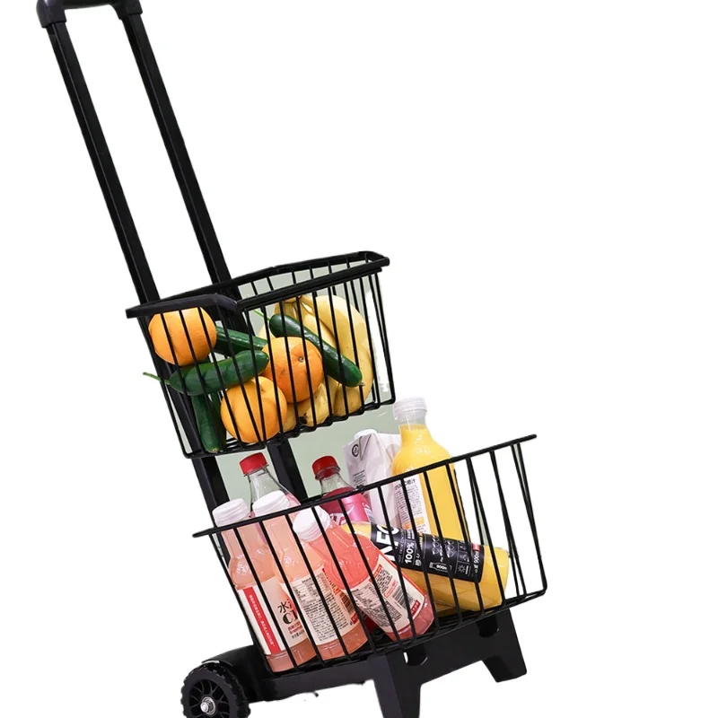 Home folding shopping cart picnic pull goods pick up express, buy vegetables