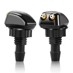 Windshield Sprayer Nozzle 2 Pack Windshield Spray Jet Kit Windshield Washer Squirter Check Valve Automotive Replacement For Most
