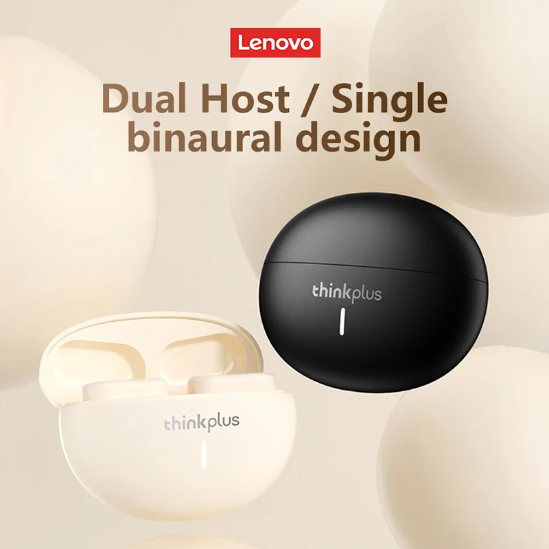Lenovo-신제품 오리지널 LP19 블루투스 5.3 이어폰, TWS 스포츠 헤드폰, 무선 인 이어 이어 버드, 듀얼 HD 마이크 헤드셋