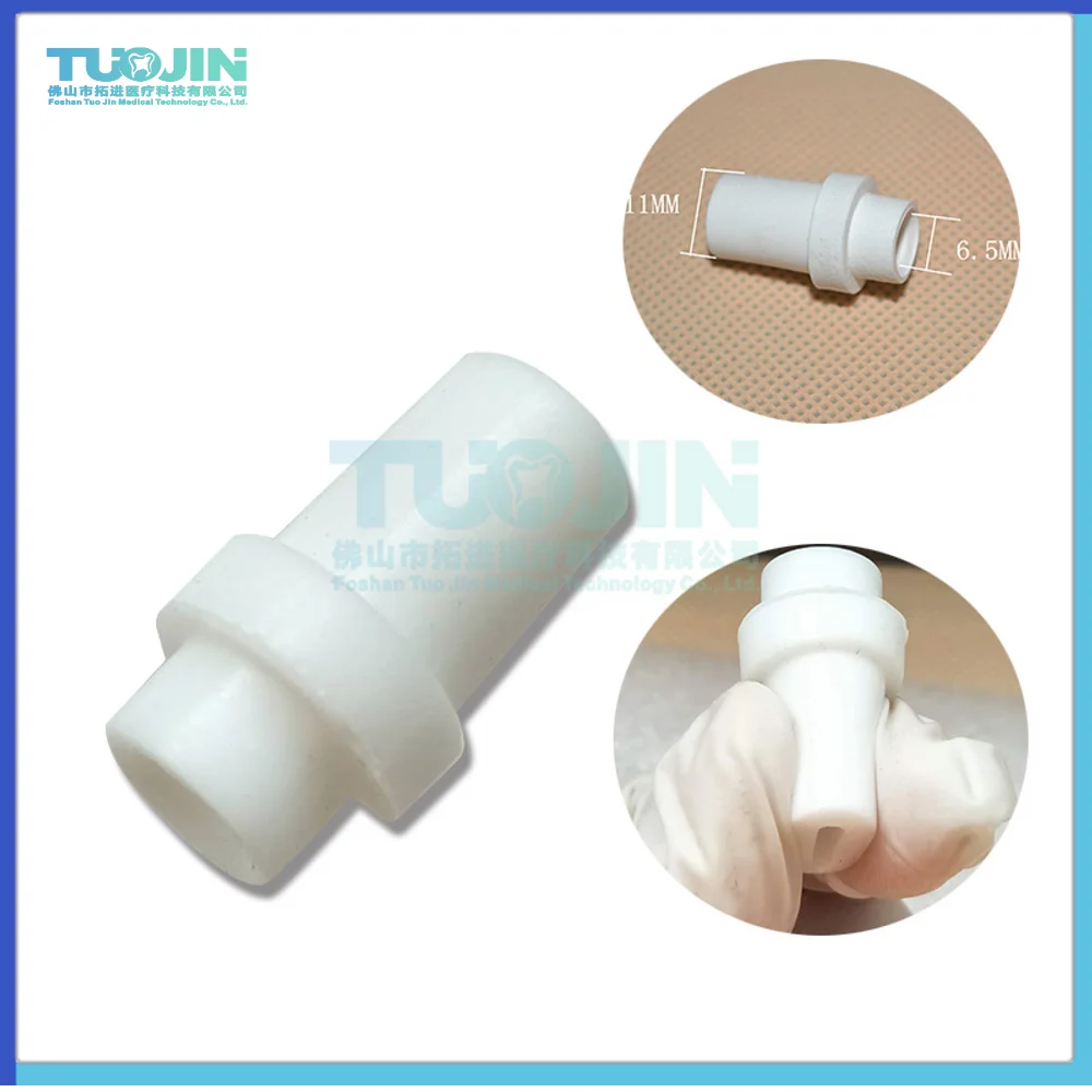 2PcsPlasticDentalToolsSalivaSwivelEjectorConvertorStrongWeak