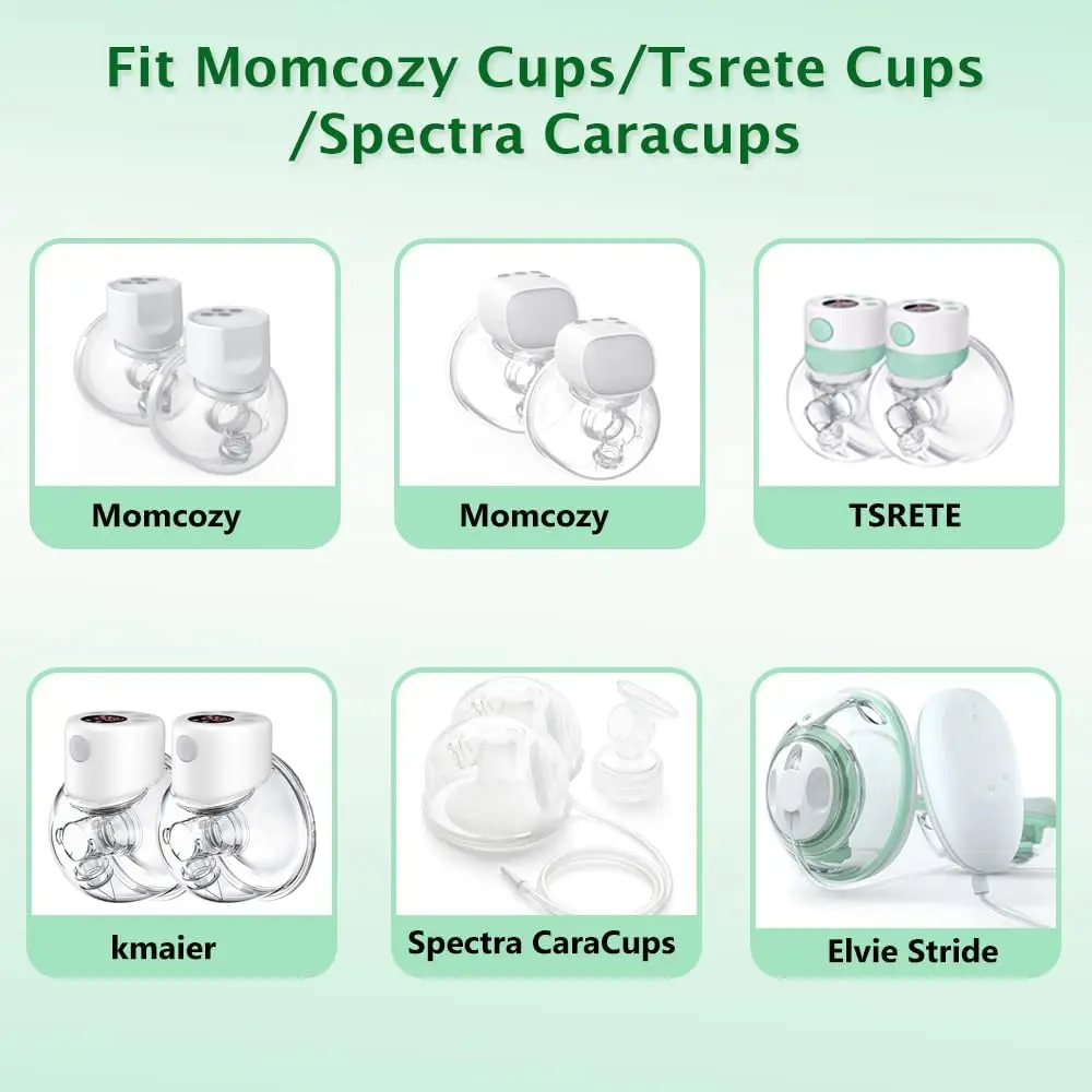 Duckbill Valves Compatible with Elvie Stride Pump Replacement Parts,for Momcozy,TSRETE Wearable Pumps,Spectra CaraCup Pump Parts 3