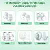 Duckbill Valves Compatible with Elvie Stride Pump Replacement Parts,for Momcozy,TSRETE Wearable Pumps,Spectra CaraCup Pump Parts 3