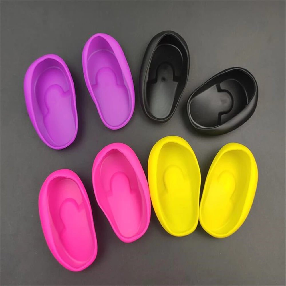 Disposable ear covers 2pcs Silicone Ear Cover Hair Coloring Dyeing Ear Protector Waterproof Shower Shield Earmuffs Caps Salon Styling