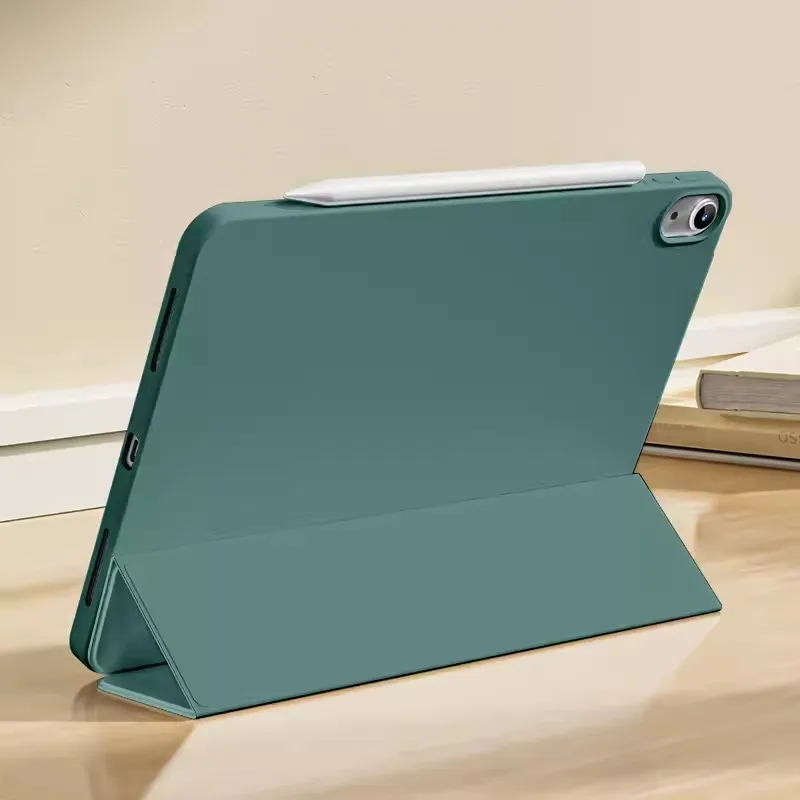 Enhanced Protective PU Shell Cover with Three-Fold Bracket