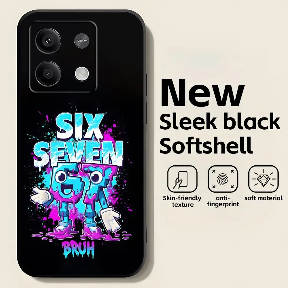 Sleek Black Soft Phone Case