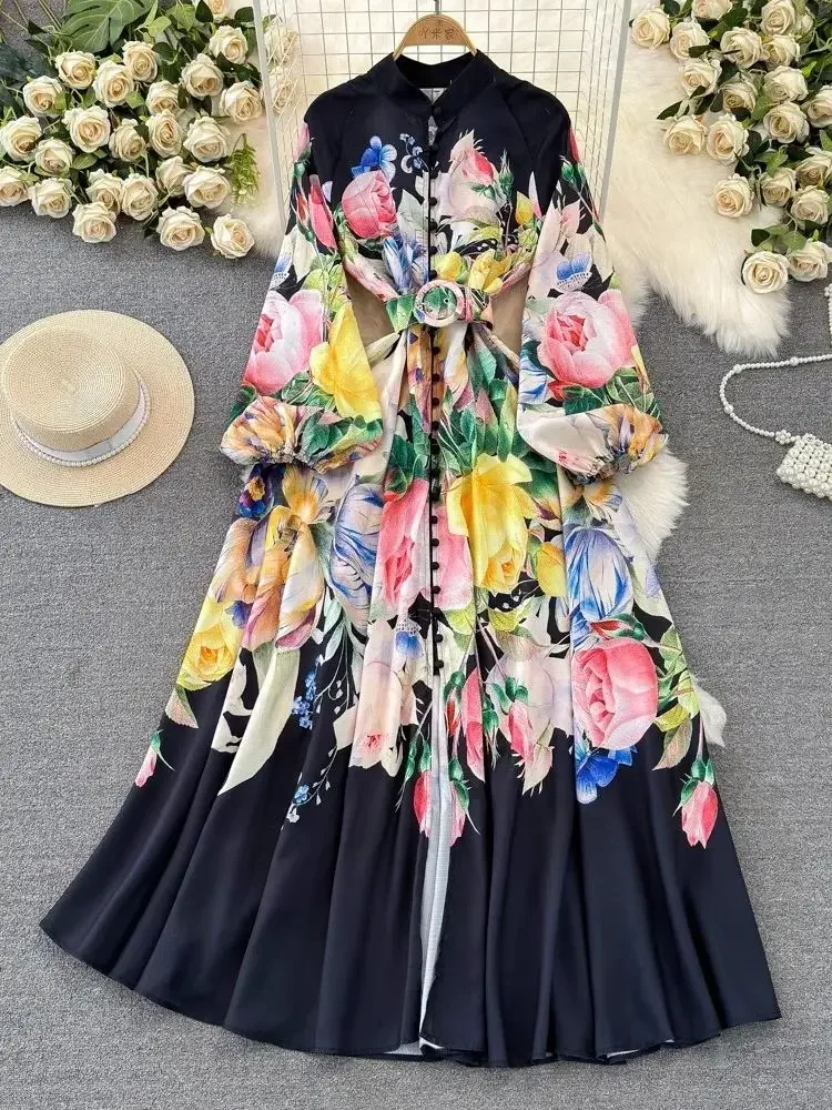 vestido-maxi-floral-com-gola-manga-elegante-de-lanterna-de-peito-unico-roupa-de-baile-vestido-de-primavera-cinto-de-lanterna-2020