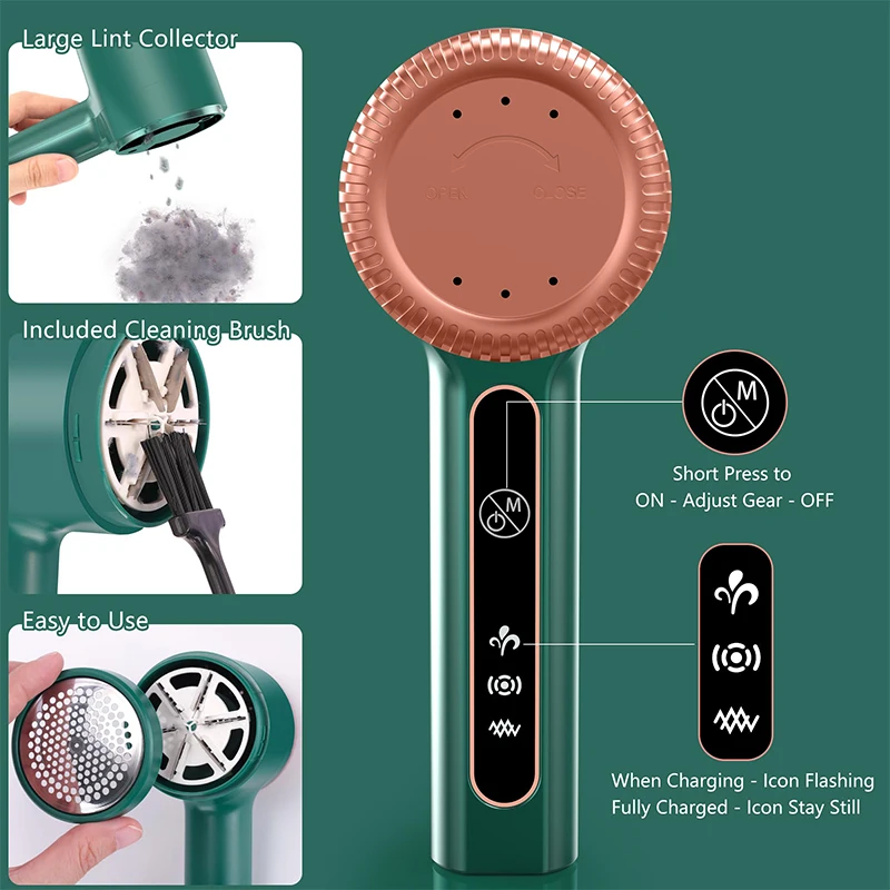Lint Remover For Clothes Rechargeable Effectively and Quickly Hair Balls Fuzz Removers Carpet Cleaner Hair Ball Fuzz Trimmer 3