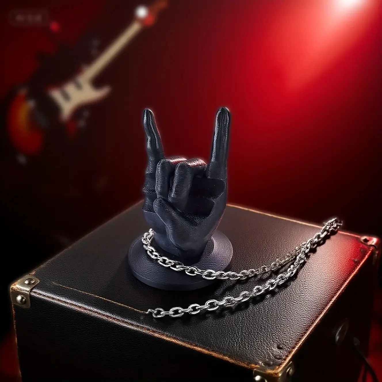 Creative Rock Hand Drum Stick Holder, Drumstick Display Stand, Home Decoration Ornament, Gift for Musicians and Drummers