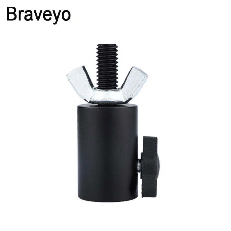 Studio Camera Spot Light Adapter Screw Flash Light Bracket Lamp Holder 3/8 M10 Aluminum Alloy Base