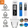 3in1 Water Quality Detection Pen Household Drinking Water Purity EC Meter High Accuracy TDS Meter 0-9990ppm Digital Water Tester 1