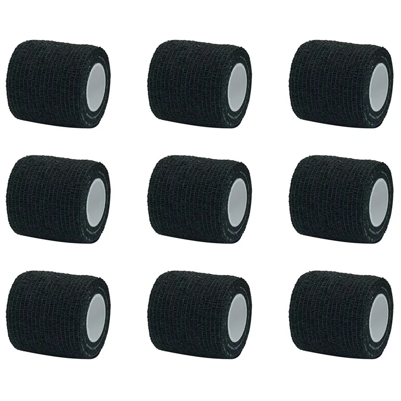 4.8M Black Sport Self Adhesive Elastic Bandage Wrap Tape Elastoplast For Knee Support Pads Finger Ankle Palm
