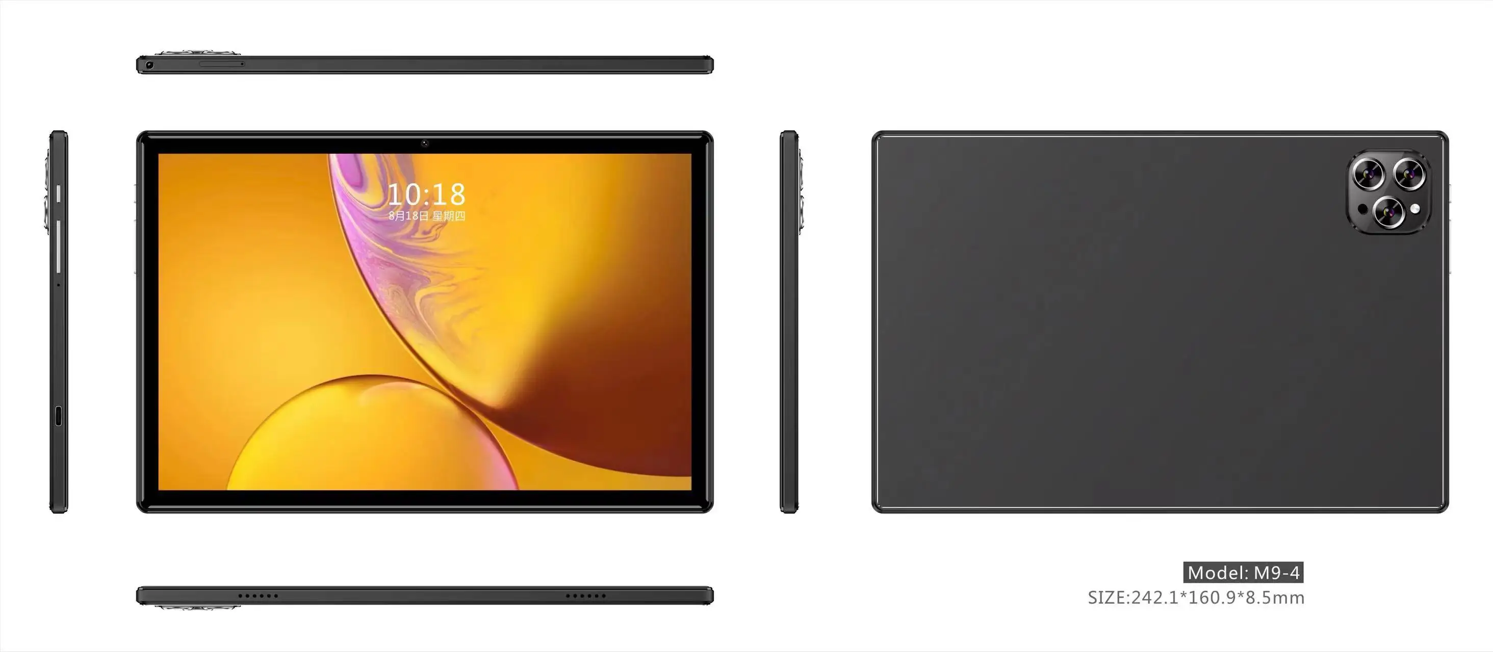 New 10.1 Inch Tablet Pc 8GB RAM 64GB ROM Octa Core Tablets Google Play 4G LTE Phone Call Android 12 WiFi GPS Bluetooth 3