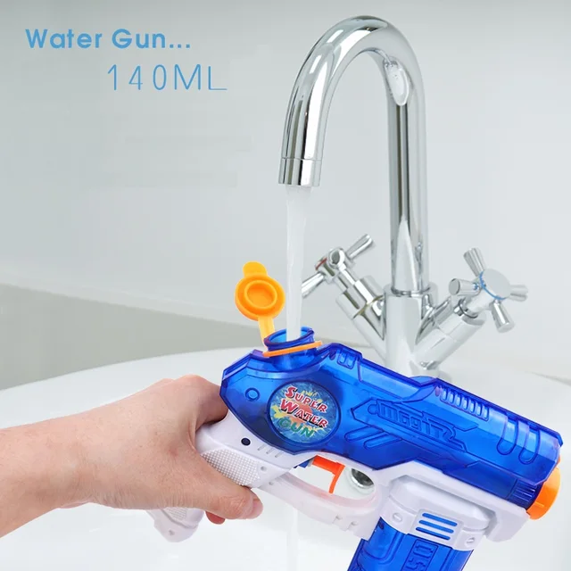 Water Gun Outdoor Beach Toys Kids Summer Beach Toys Large Capacity Water Guns  Shooting Game Boys Seaside Squirt Water Play Toys 3