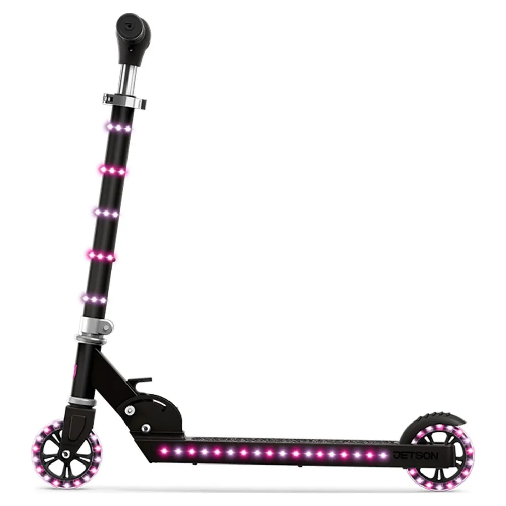 New Light-up Folding Kids Kick Scooter, Pink